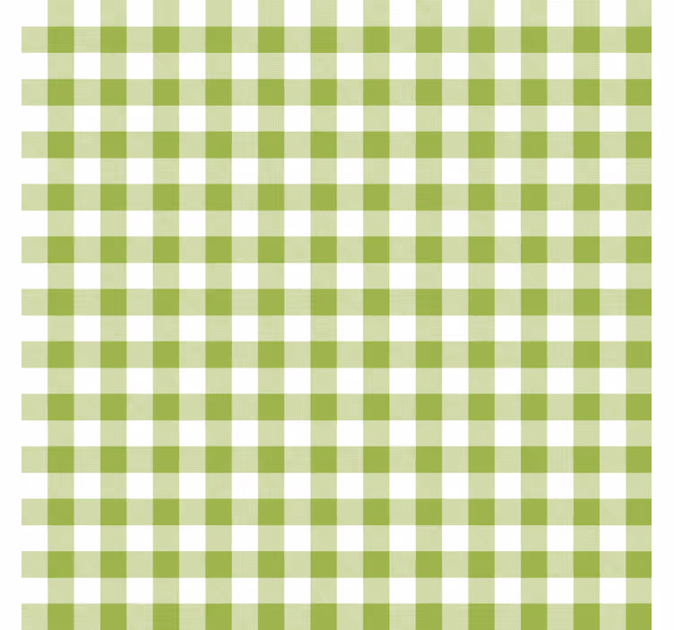 Ρολό στην τραπεζαρία με σχέδιο καρό gingham - TenStickers