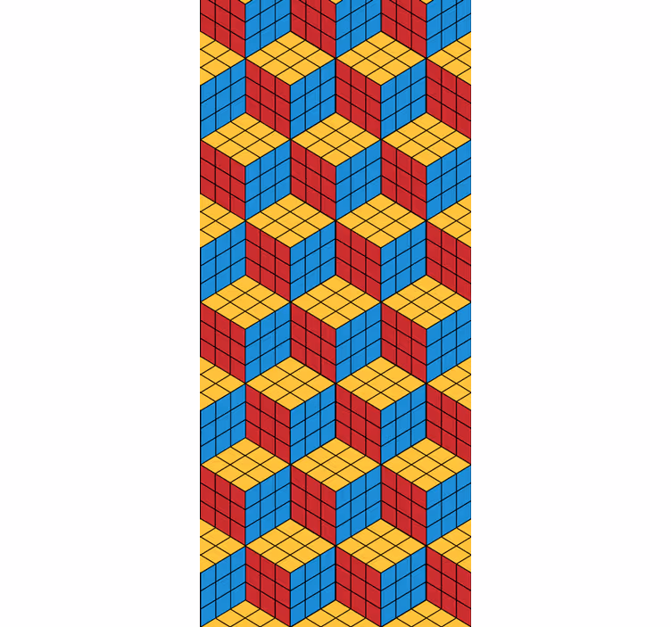 Πολό για παιδιά με αυθεντικό μοτίβο rubik cube - TenStickers
