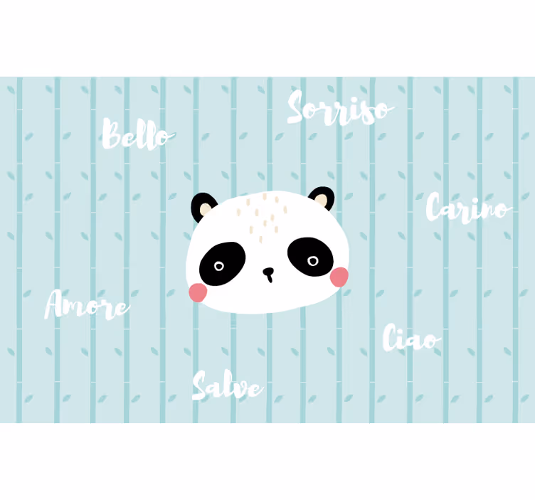 Mπλε ρολό κουρτίνας Πάντα στα σύννεφα - TenStickers