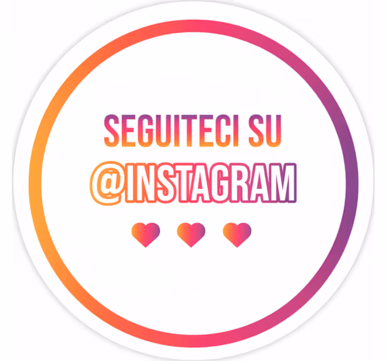 Ρολό για την κύρια κρεβατοκάμαρα instagram λογαριασμός - TenStickers