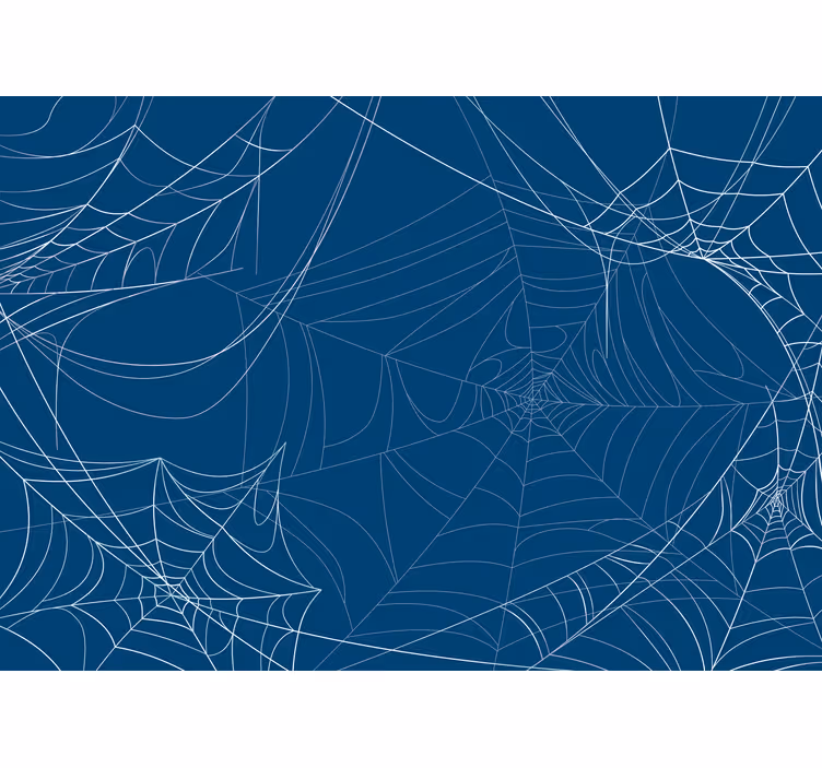 Πολό για παιδιά μπλε ιστός halloween - TenStickers