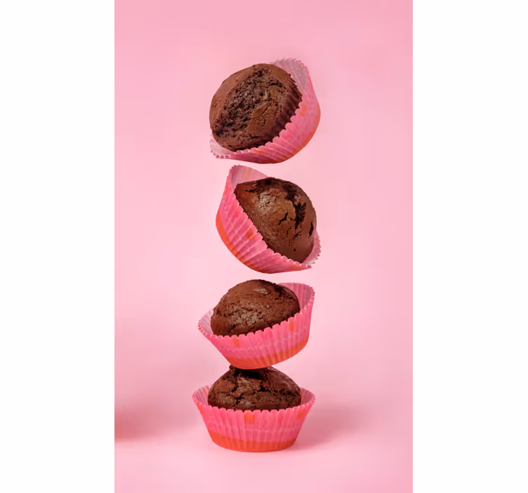 Ρολό κουζίνας Σοκολατένιο cupcake - TenStickers