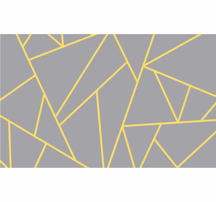 Γκρι ρολό κουρτίνας τρίγωνα pantone δύο - TenStickers