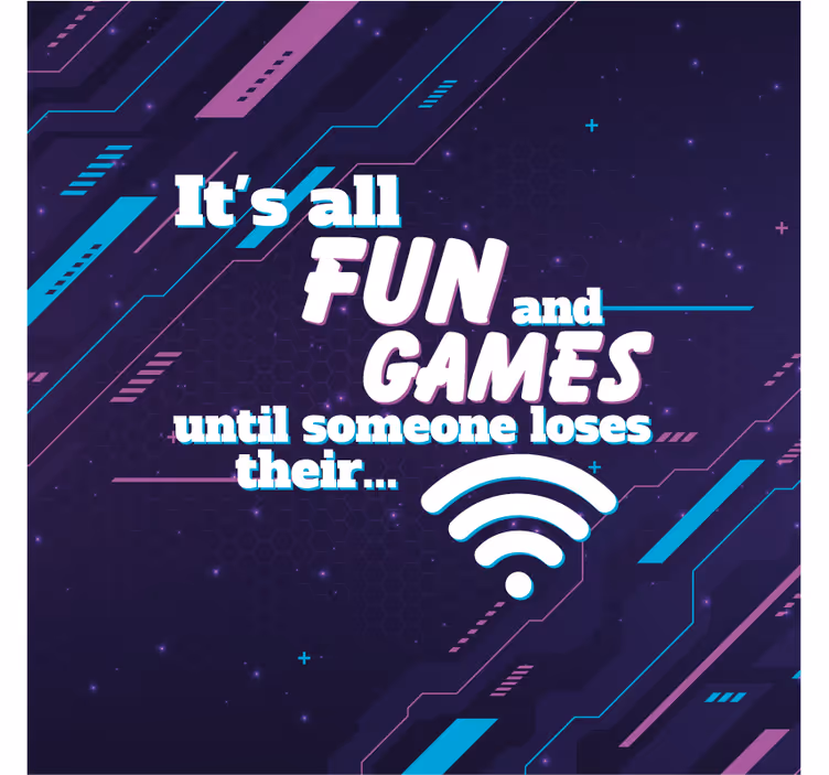 Ρολό για γραφεία Αστείο wifi jοke - TenStickers