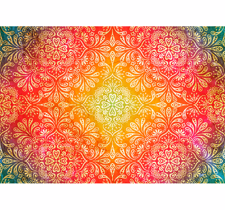 Pολό κουρτίνα zen με κομψό gradient σχέδιο - TenStickers