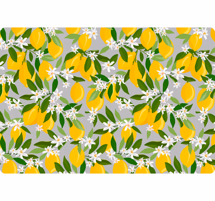 Πορτοκαλί ρολό κουρτίνας lemon tree ΛΑΠΤΟΠ - TenStickers