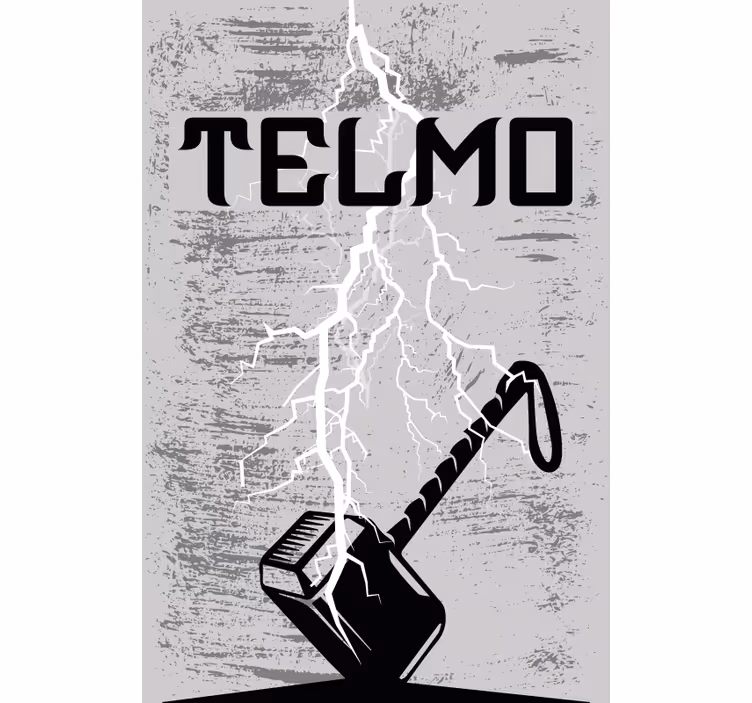 ήρωας του σφυριού geek roller blind - TenStickers