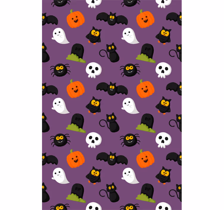 Aστείο ρολό στόρι χαρακτήρες με θέμα το halloween - TenStickers