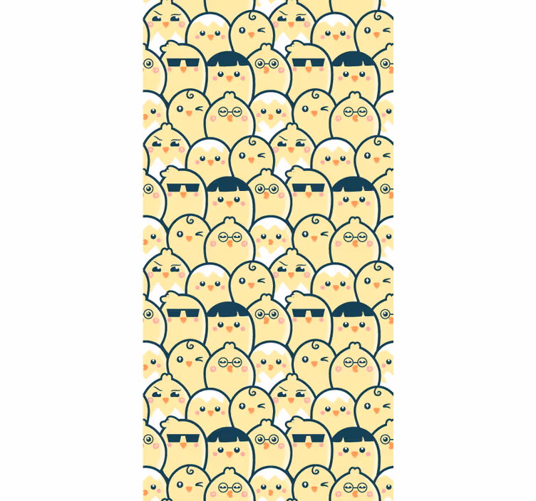 Emoji κίτρινα κοτόπουλα διάφορα ζώα τυφλά - TenStickers
