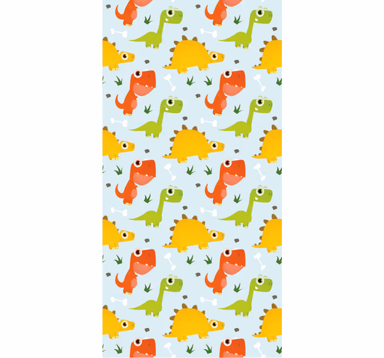 μικρό τυφλό δεινόσαυρο μοτίβο dino - TenStickers