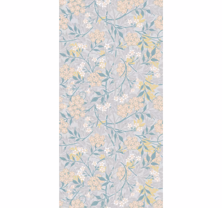 Floral κομψό vintage roller blind 80's - TenStickers