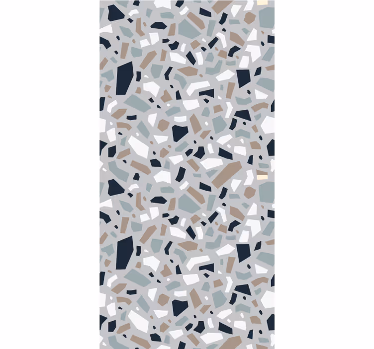 ουδέτερα χρώματα terrazzo master υπνοδωμάτιο τυφλό - TenStickers