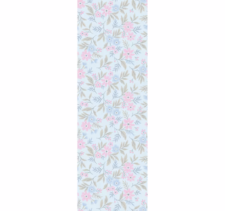 Shabby chic ανοιξιάτικα λουλούδια και blind - TenStickers