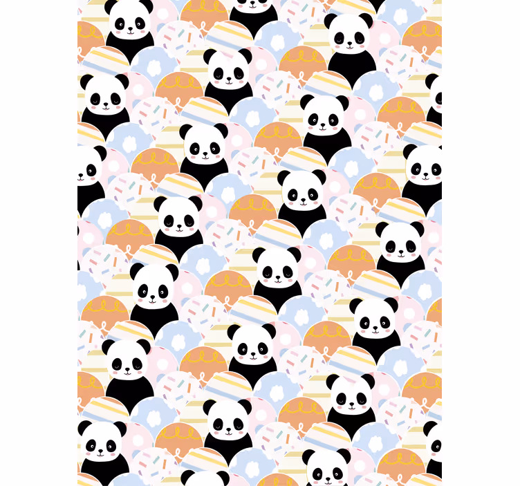 Pολό για παιδιά baby panda party - TenStickers