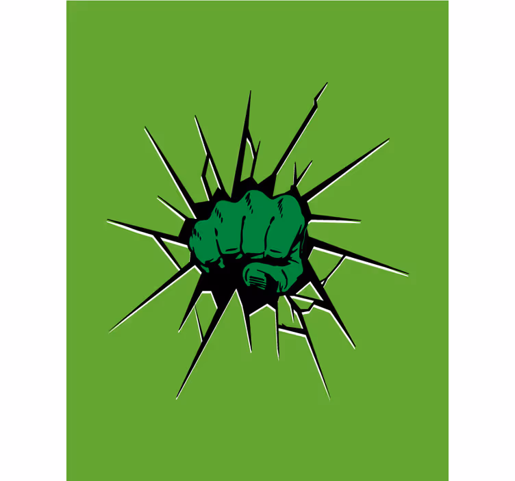 Στόρι ρολό σούπερ ήρωα πράσινη γροθιά - TenStickers