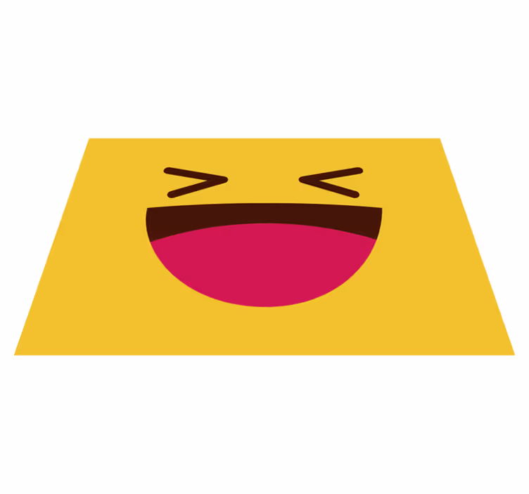 μοντέρνα emoji γέλια προσώπου παιδιά - TenStickers