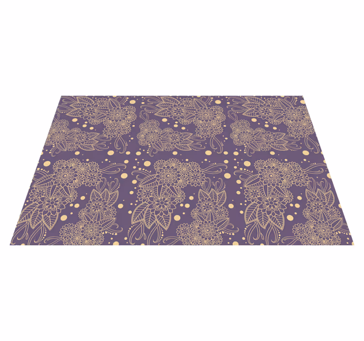 Floral γωνίες paisley γωνία paisley - TenStickers