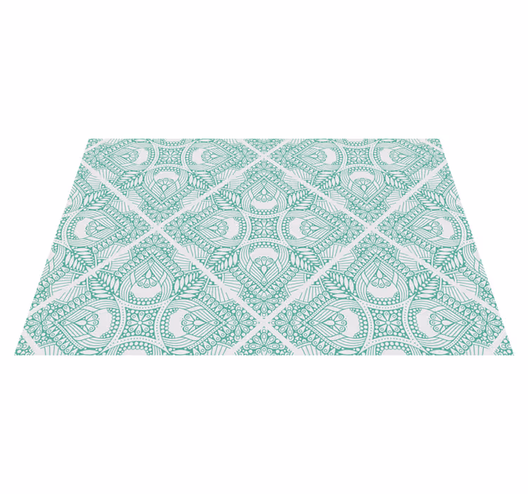 διακοσμητικές πινακίδες πλακιδίων paisley - TenStickers