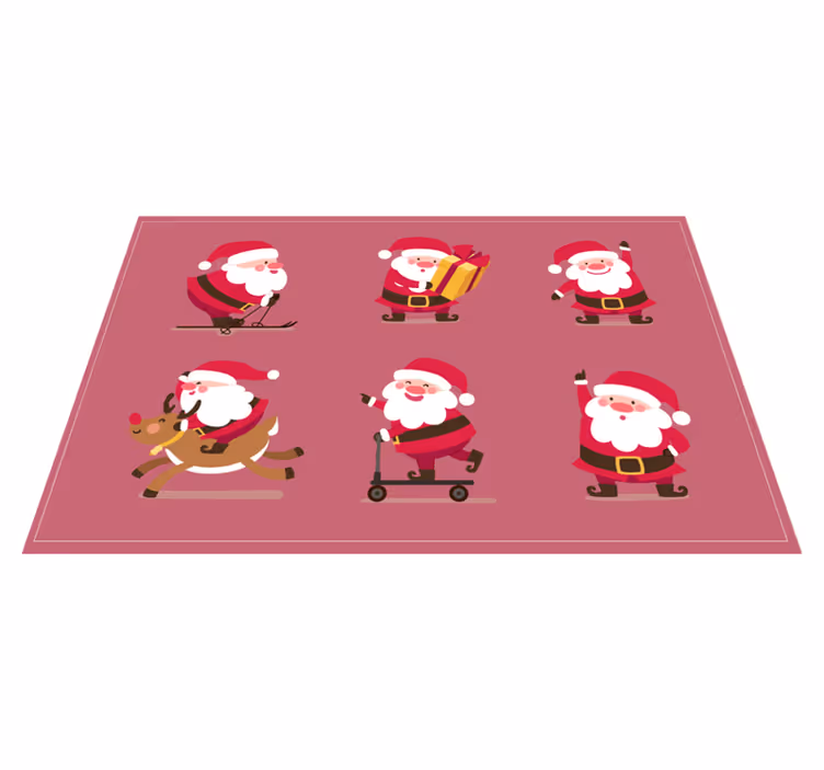 6 χαριτωμένα χριστουγεννιάτικα σύμβολα santa clause - TenStickers
