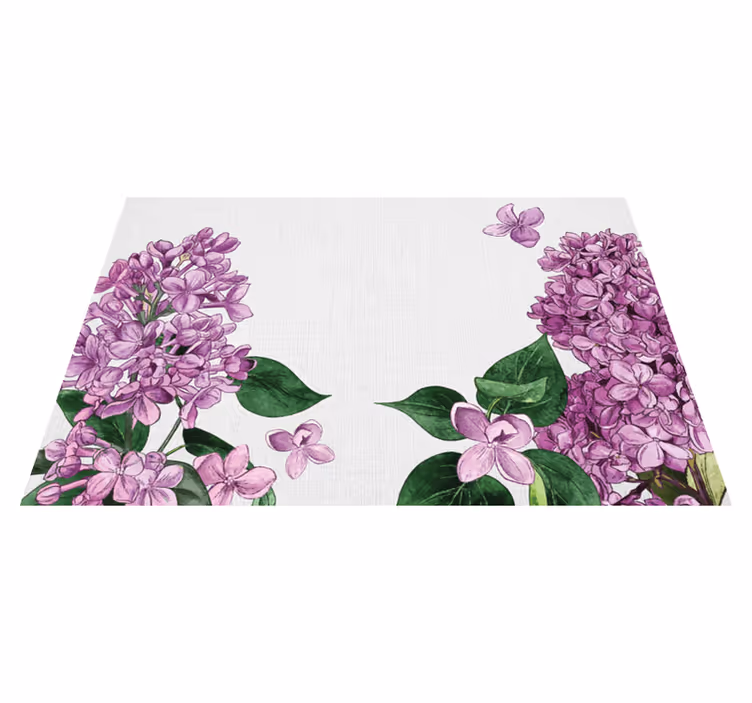 αυθεντικά μωβ και πράσινα λουλούδια - TenStickers