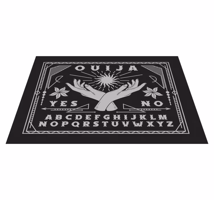 Σουπλά με αποφθέγματα Χέρια Πίσω από το ouija - TenStickers