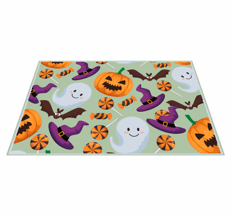 Σουπλά με Χρωματιστά Στοιχεία halloween - TenStickers