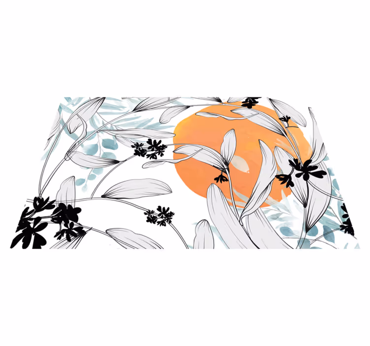 αυθεντικά σουπλά floral concept σε στυλ γκλάμουρ - TenStickers