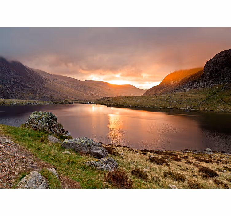 τοιχογραφία τοίχου εθνικού πάρκου snowdonia - TenStickers