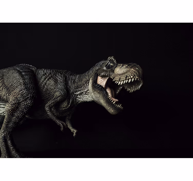 δεινόσαυρος t-rex τοιχογραφία τοίχου με σαλόνι - TenStickers