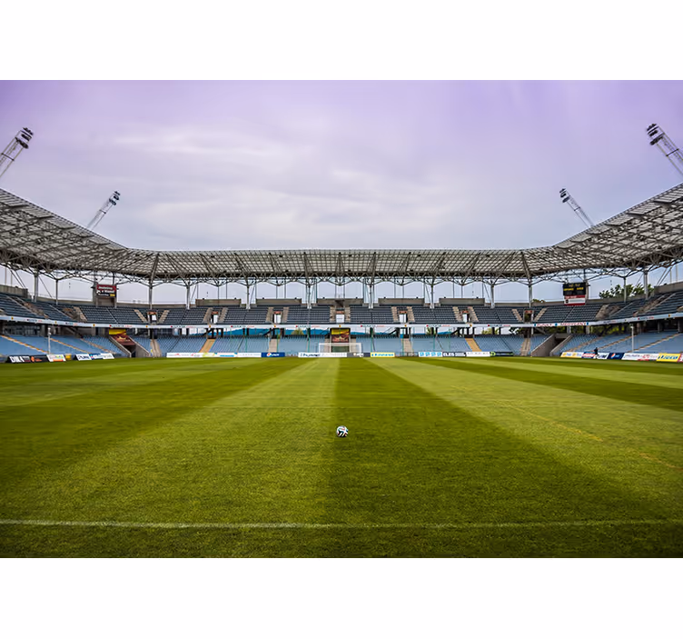 ταπετσαρία τοιχογραφία υπνοδωμάτιο γήπεδο ποδοσφαίρου - TenStickers