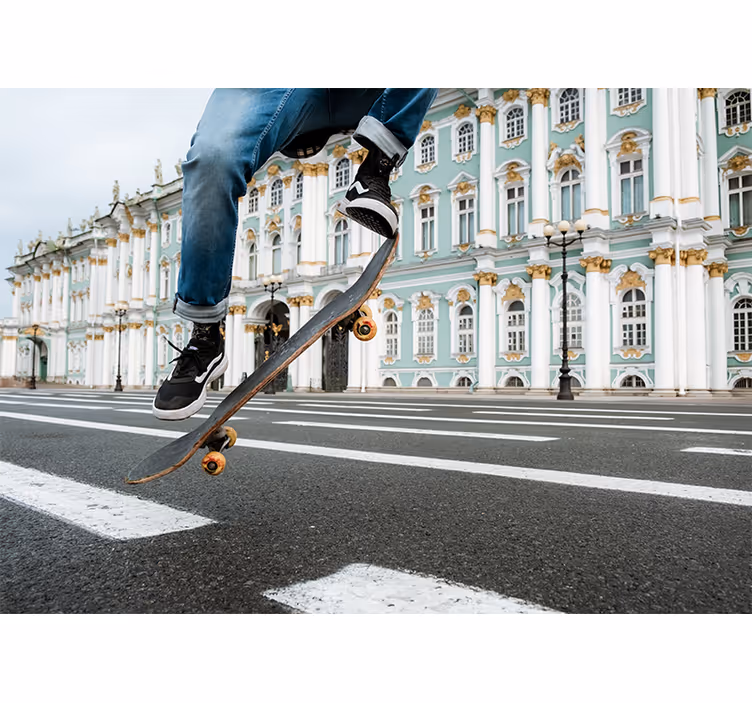 τοιχογραφία φωτογραφιών skate trick - TenStickers