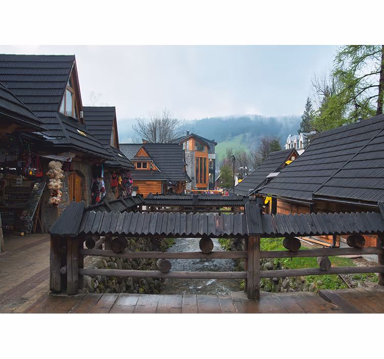 τοιχογραφία τοίχου δρόμου zakopane - TenStickers