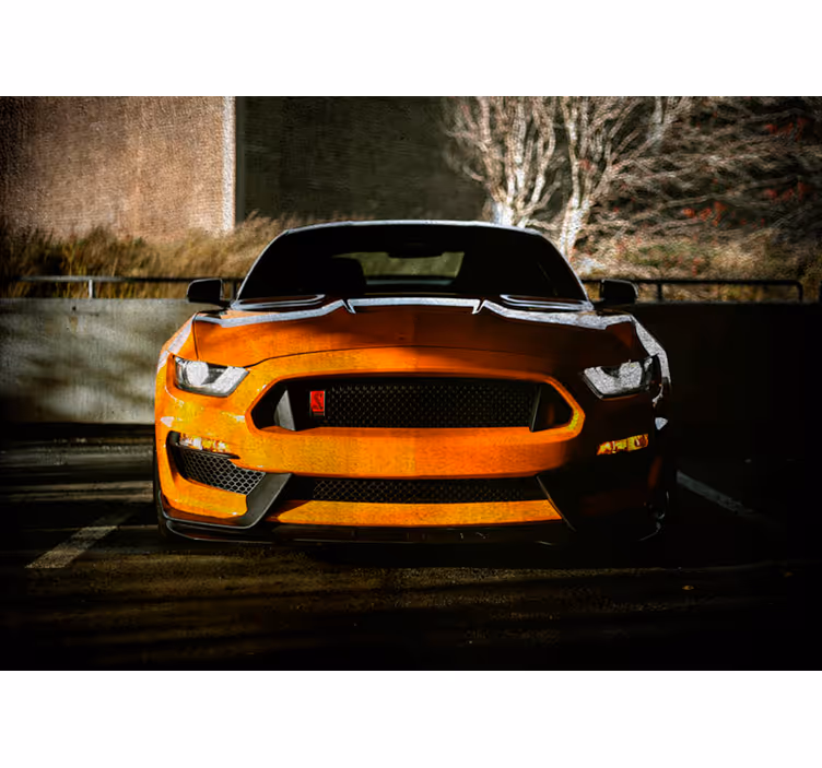 Φωτοταπετσαρία με οχήματα Σαρωτικό muscle car - TenStickers