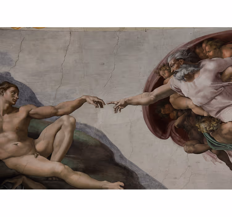 δημιουργία τοιχογραφίας τέχνης adam painting - TenStickers
