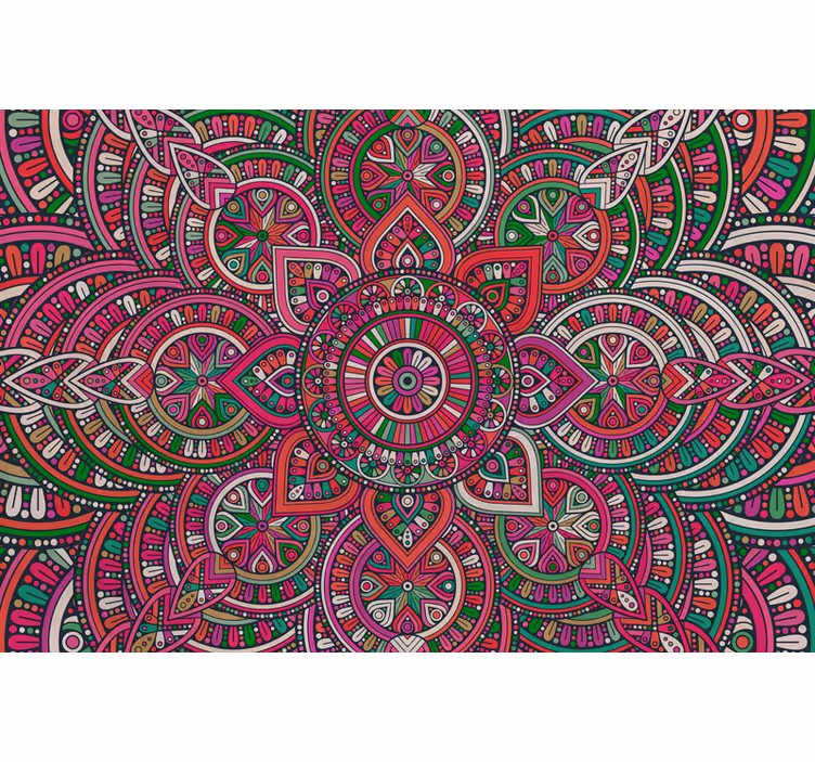 τοιχογραφίες τέχνης boho mandala - TenStickers