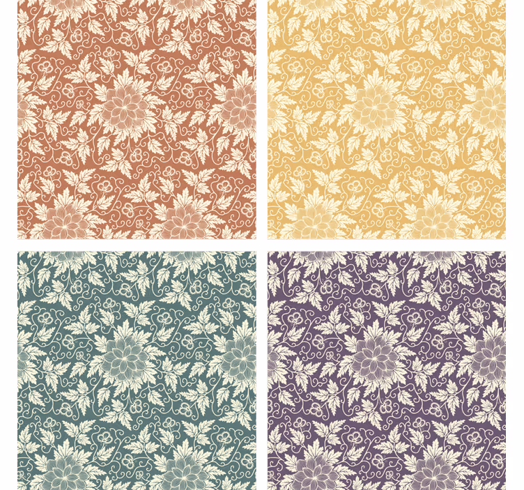 εκλεκτής ποιότητας floral στολίδι τρενάκι - TenStickers