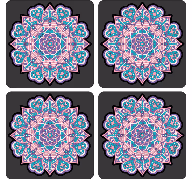 σουβέρ πλακιδίων boho mandala - TenStickers