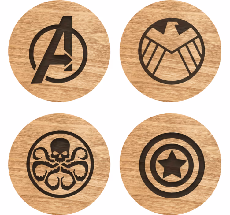 Avengers coaster που geek σουβέρ - TenStickers