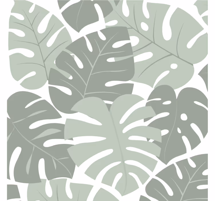 το μοντέρνο monstera αφήνει το σύγχρονο τρενάκι - TenStickers