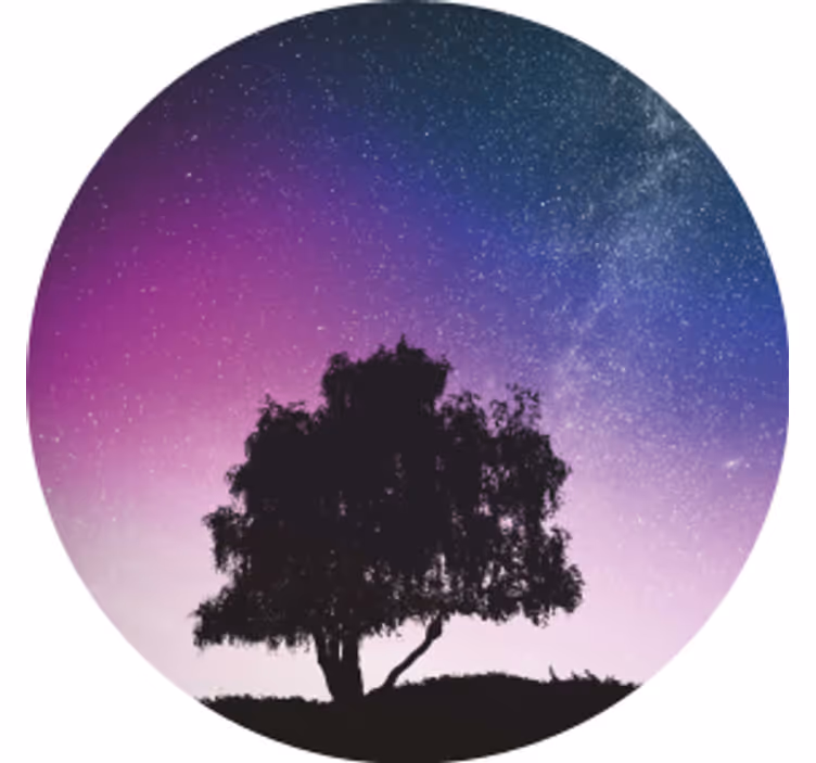 Μοντέρνο σουβέρ Δέντρο της Αστερόεσσας - TenStickers