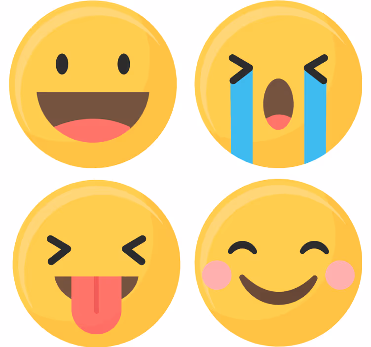 κοινωνικά μέσα emoji geek σουβέρ - TenStickers