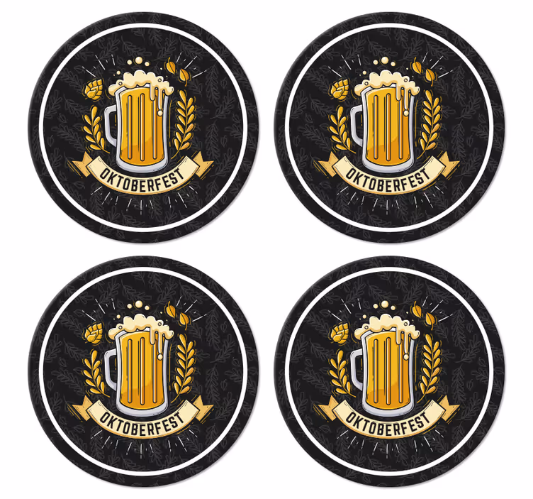 μπύρα festival oktoberfest μπύρα χαλάκια - TenStickers