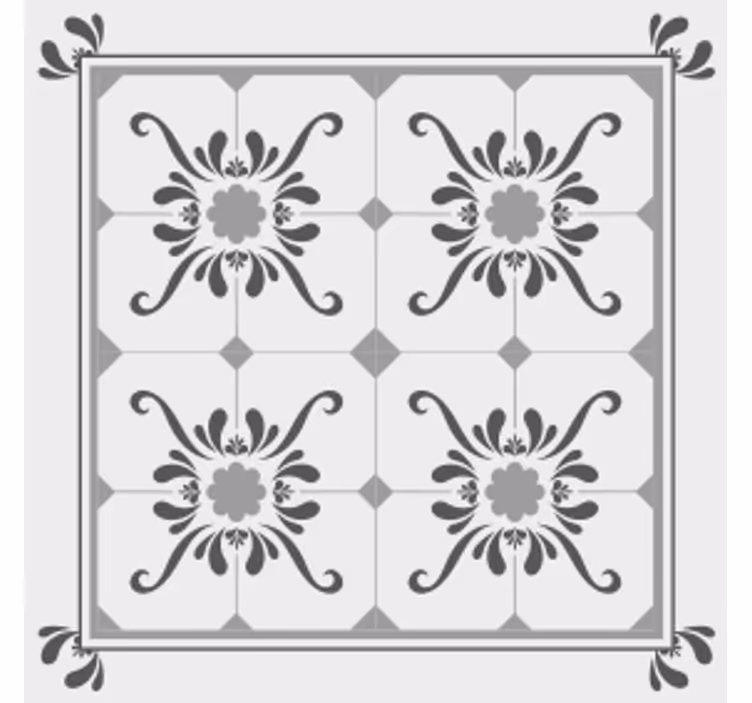 γκρι σουβέρ από πλακάκι "soleil". - TenStickers