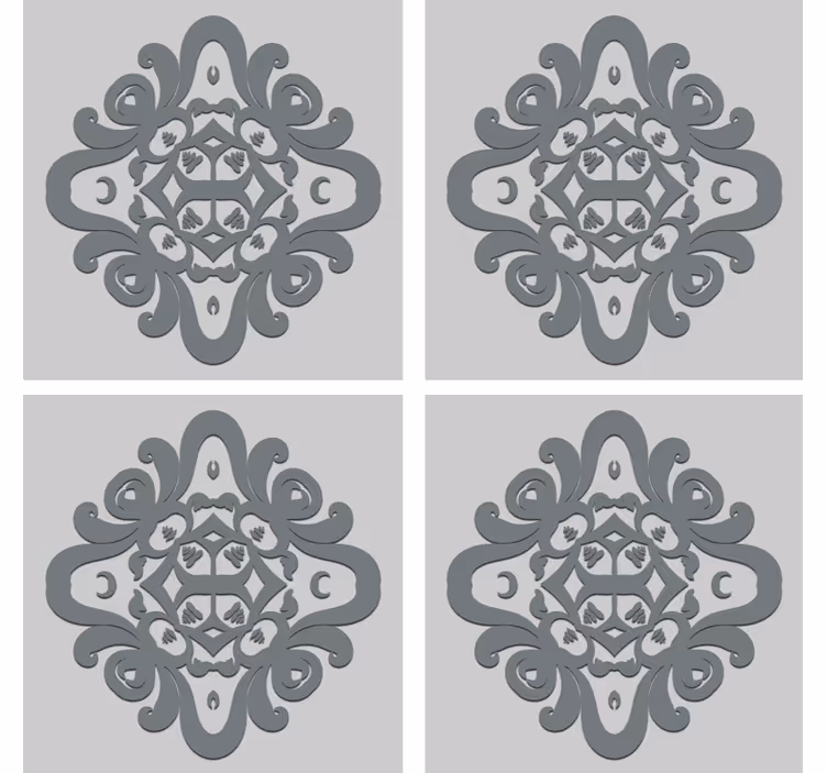 Σουβέρ με Πολύπλοκο Σχέδιο motif - TenStickers
