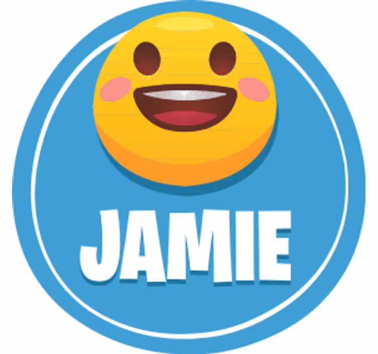 Emojis με ονοματεπώνυμο σουβέρ - TenStickers