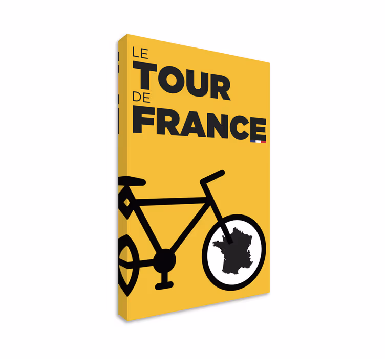 αθλητικός καμβάς ζωγραφικής εικονίδιο tour - TenStickers