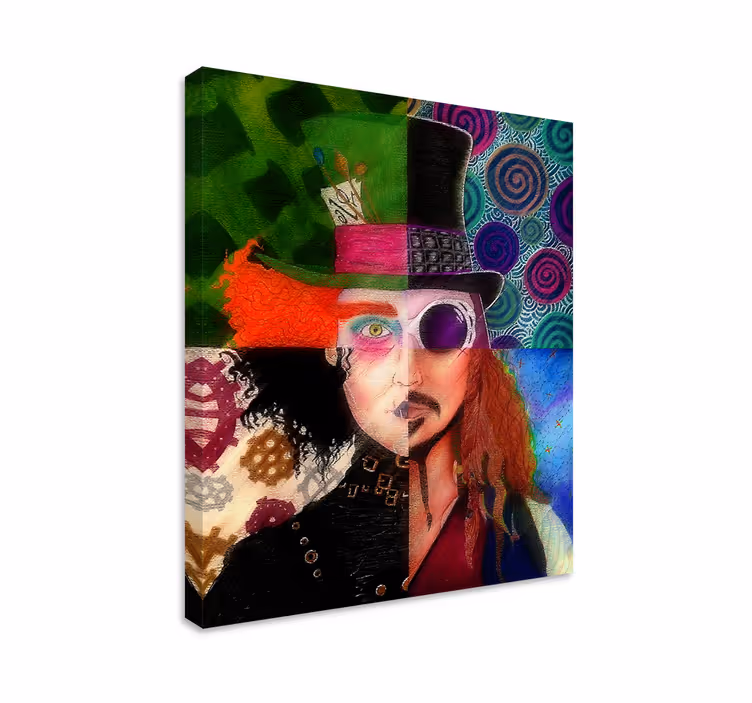 εκτυπώσεις σε καμβά χαρακτήρα personajes johnny depp - TenStickers