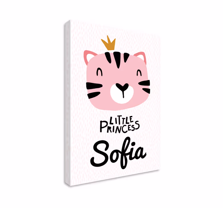 Bebe gato estilo nordico φυτώριο καμβά - TenStickers