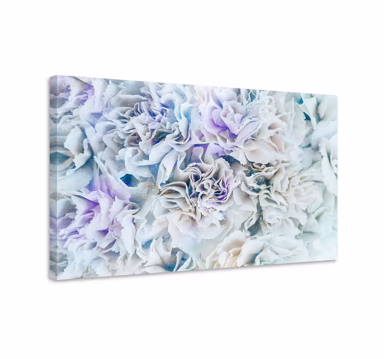 κομψό καμβά flores blancas - TenStickers