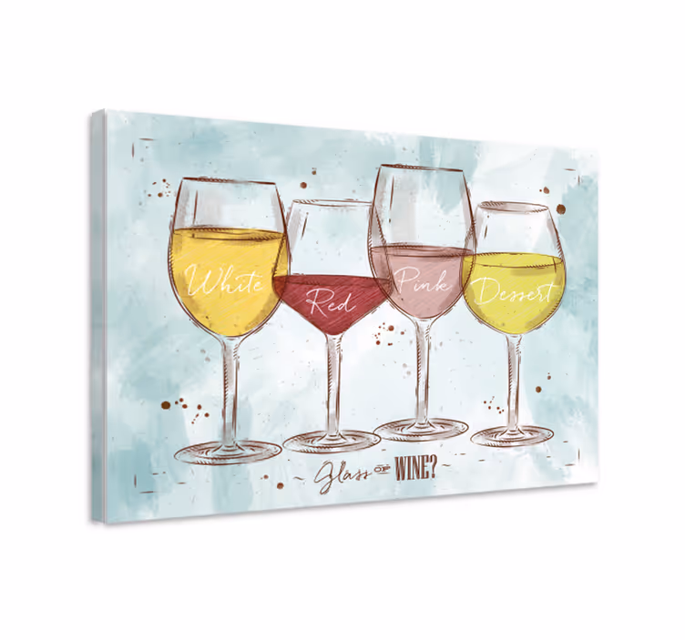 Rustico vino ρουστίκ καμβά - TenStickers